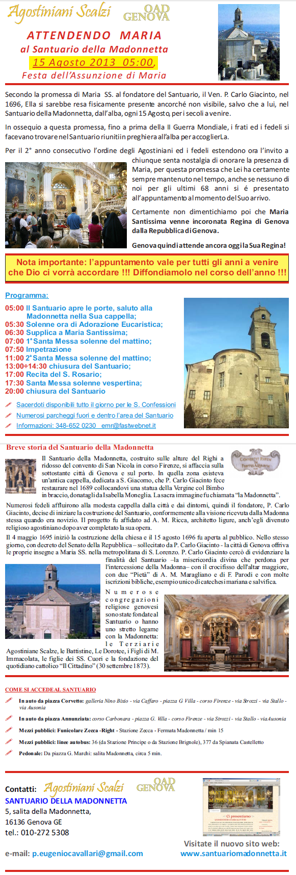 aspettando maria